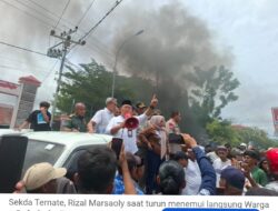 SEKDA Rizal Marsaoly Turun Tangan–Warga Blokade Akses Jalan di Dufa -Dufa Berahir Damai
