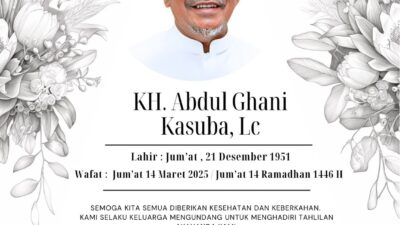 Keluarga Gelar Tahlilan 1 Tahun Wafatnya KH.Abd.Gani Kasuba.