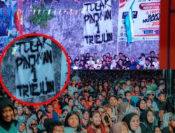 SAAT NOBAR SPANYOL VS ARGENTINA, WARGA TERNATE BENTANGKAN SPANDUK: “TOLAK PINJAMAN 1 TRILIUN PEMPROV MALUT”