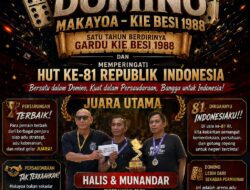 MENYALA! DILIPUT TV NASIONAL, MAKAYOA BERSATU — KIE BESI GELAR TURNAMEN DOMENO BERSKALA BESAR DI JAKARTA